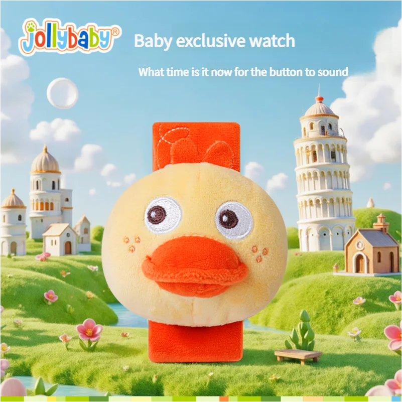 Jollybaby Interactive Sensory Toy for 0-3 Years Babies Soft Plush Early Learning Washable Non-Tearing for Pretend Play Preschool