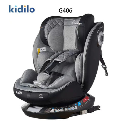 Newborn 0-3 Years 360 Degree Kidilo Baby Car Seat, Infant Car Seats with ISOFIX Certified for Daily Family Rides G406