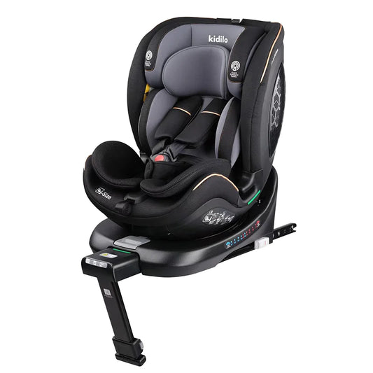 Newborn 0-3 Years 360 Degree Kidilo Baby Car Seat, Infant Car Seats with ISOFIX and Support Leg for Daily Family Rides KBH608