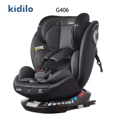 Newborn 0-3 Years 360 Degree Kidilo Baby Car Seat, Infant Car Seats with ISOFIX Certified for Daily Family Rides G406