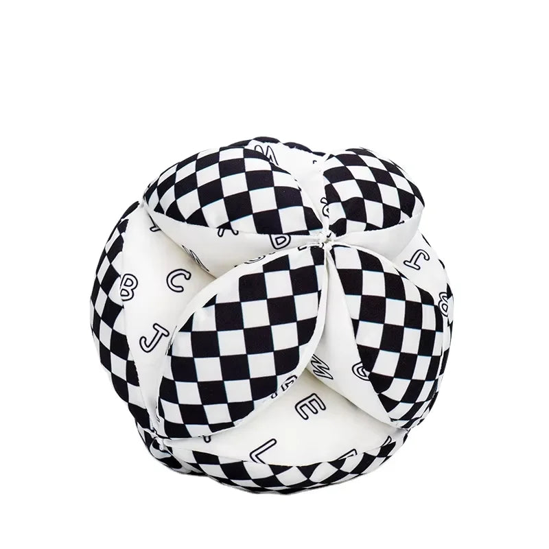 Jollybaby Custom Soft Cotton Sensory Baby Toy Ball Manufactured with High Quality Polyester Material