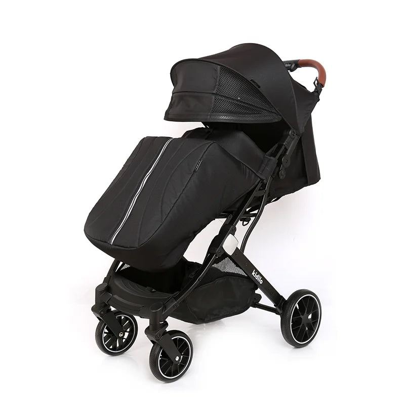 Lightweight Non-Toxic Baby Stroller for 0-3 Years Foldable Travel Stroller with Adjustable Handle Toddlers Family Trips K9FG