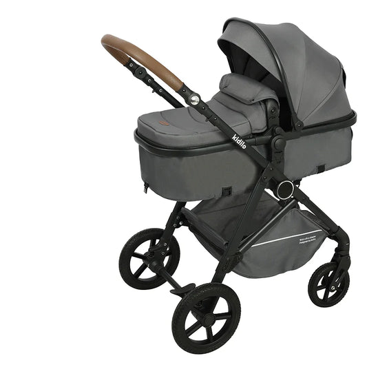 Kidilo Multiple Luxury Pushchair Prams Travel Folding Wagon Baby Stroller 2 in 1 with Car Seat Set for Babies Wholesale K08