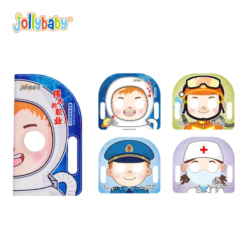 Jollybaby Hot Selling Halloween Children Cosplay Mask Party Decoration Cartoon Animal Kids Felt Mask