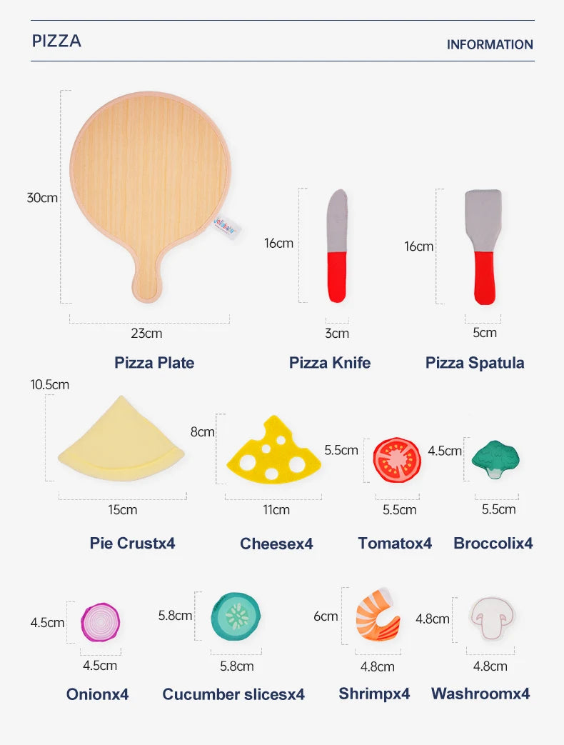 Jollybaby Custom Soft Collection Plush Toy Baby Kitchen Pretend Cutting Play Pretend Food for Kids