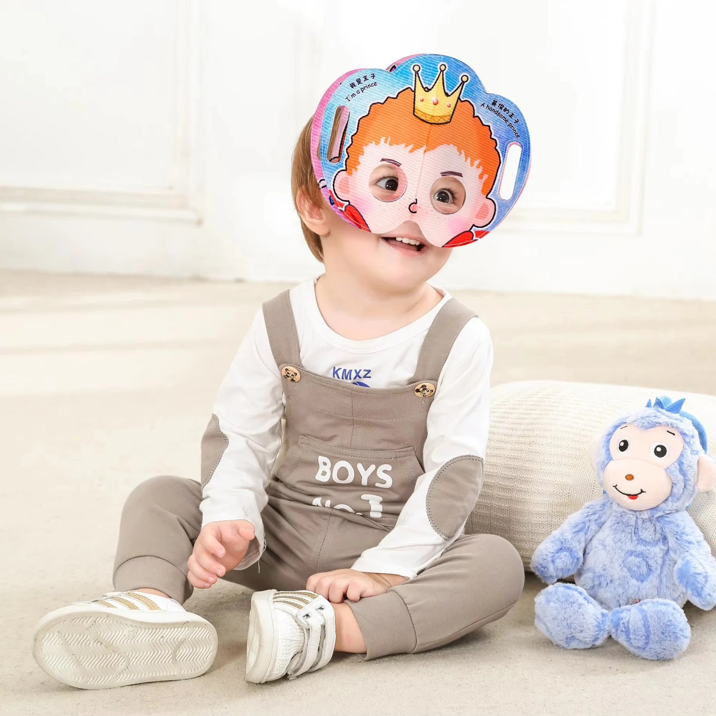 Jollybaby Hot Selling Halloween Children Cosplay Mask Party Decoration Cartoon Animal Kids Felt Mask