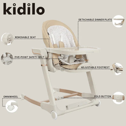 Kidilo Electric Automatic Rocking Bouncer Chair for Babies Newborn Baby Sleep Swing Cradle for 0-12 Months SG129