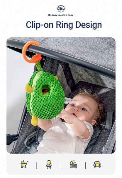 OEM Car Seat Stroller Hanging Fruit apple Rattle Cloth Books Baby Toy Gift Set Custom Toys Set Gift for Babys 0-3 Months