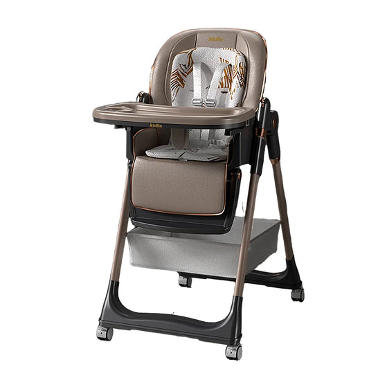 6-36 Months 3 in 1 Foldable Kidilo Baby High Chair, Non-Toxic Feeding Chair for Baby Dining at Home & Small Space 8155