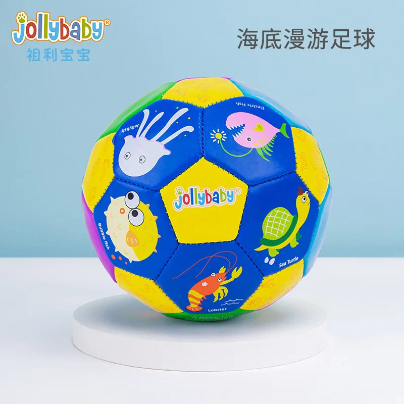 Jollybaby New Magic Ball Cube Children's Educational Toy Football Elastic Decompression Breathable Toy for Newborn Kids Play Toy
