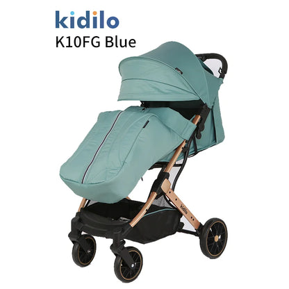 Non-Toxic Lightweight Baby Stroller for 0-3 Years Foldable Travel Stroller with Adjustable Handle for Toddlers Daily Walks K10FG