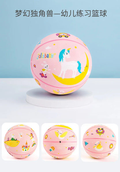 Jollybaby Custom Cute Baby Children Sports Toy Elastic Football and Basketball Balls