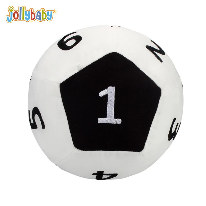 Customizable Montessori Early Education Training Ball Bell Plush Rattle Toy for Babies Filled with PP Cotton