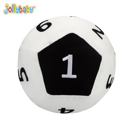 Customizable Montessori Early Education Training Ball Bell Plush Rattle Toy for Babies Filled with PP Cotton