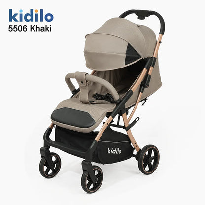 Lightweight Non-Toxic Baby Stroller for 0-3 Years Foldable Travel Stroller with Adjustable Handle Toddlers Family Trips S5506