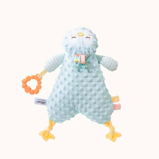 Jollybaby Baby Toy Soother Plush Crib Machine with for Newborns 0+ Months Super Soft Teething Ring Toys for Babies & Toddlers