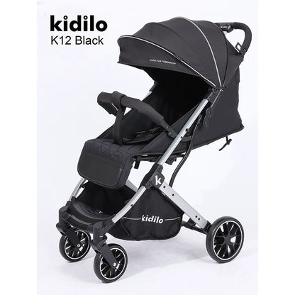 Kidilo Multiple Folding Pushchair Wagon Prams Travel Baby Stroller 3 in 1 Luxury with Car Seat Set for Babies Wholesale K12