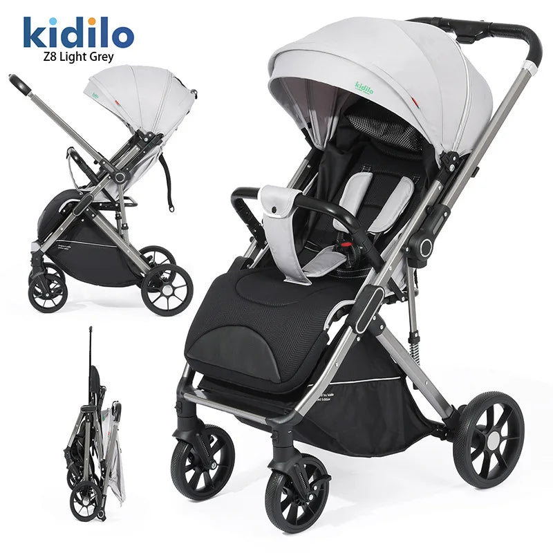 Kidilo Lightweight Portable Foldable Baby Stroller Multiple Pushchair Wagon Travel for Babies Wholesale From China Z8