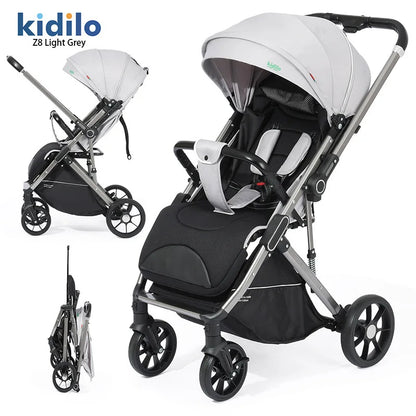 Kidilo Lightweight Portable Foldable Baby Stroller Multiple Pushchair Wagon Travel for Babies Wholesale From China Z8