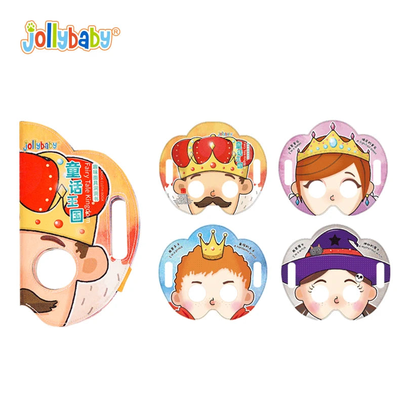 Jollybaby Hot Selling Halloween Children Cosplay Mask Party Decoration Cartoon Animal Kids Felt Mask