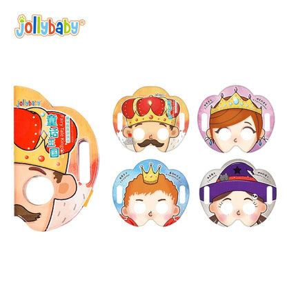Jollybaby Hot Selling Halloween Children Cosplay Mask Party Decoration Cartoon Animal Kids Felt Mask