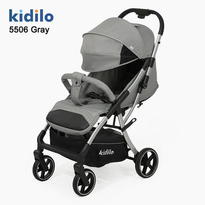 Lightweight Non-Toxic Baby Stroller for 0-3 Years Foldable Travel Stroller with Adjustable Handle Toddlers Family Trips S5506