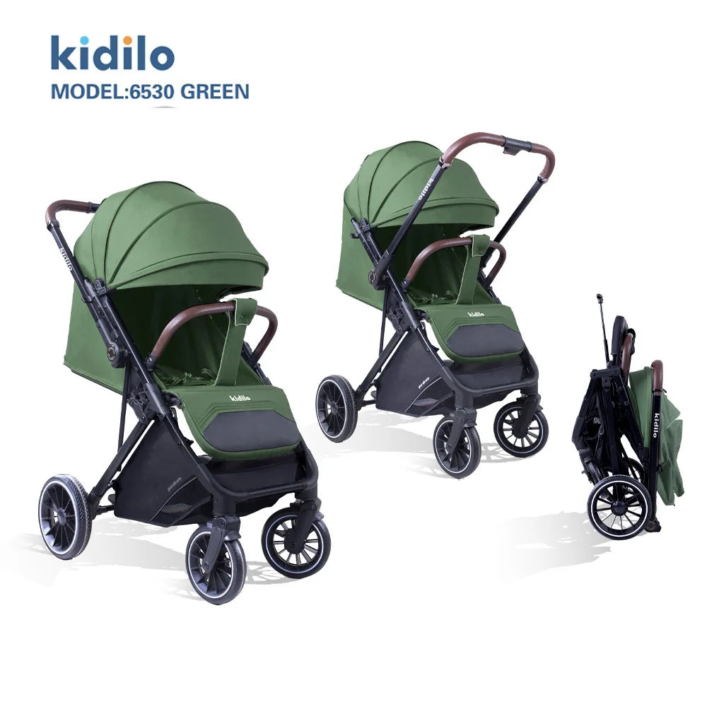 Kidilo 0-3 Years Non-Toxic Lightweight Portable Pushchair Baby Stroller Multiple Foldable for Travel Wholesale From China 6530