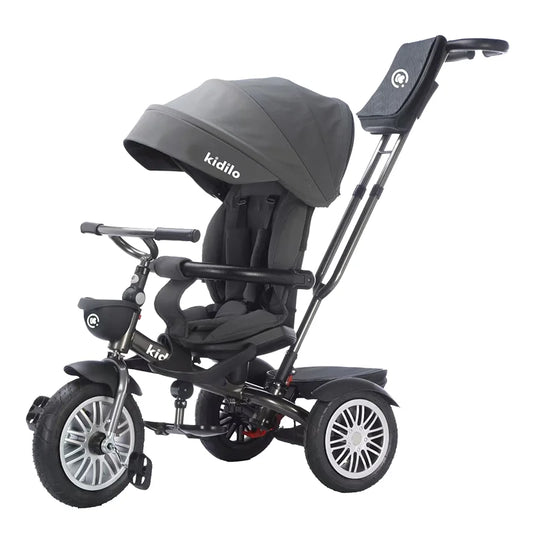 Kidilo Baby Strollers 6 Months-3 Years 3-in-1 Ride-On Push Tricycle Stroller with Push Handle for Toddler Outdoor Wholesale 3366