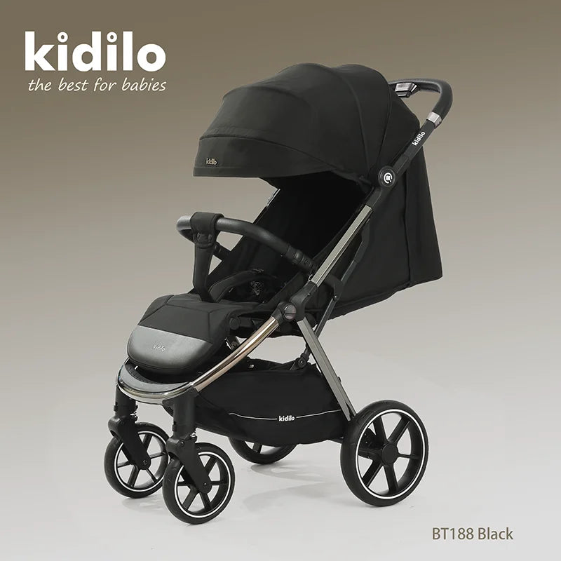 Kidilo 0-3 Years Non-Toxic Lightweight Portable Pushchair Baby Stroller Multiple Foldable for Travel Wholesale From China BT188