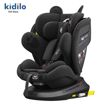 Newborn 0-3 Years 360 Degree Kidilo Baby Car Seat, Infant Car Seats with ISOFIX Certified Reversible for Daily Family Rides 946