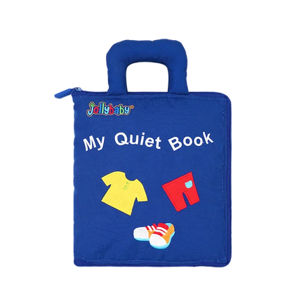 Jollybaby Montessori Busy Board Book for Toddlers Educational Quiet Activity Birthday or Christmas Gift for Boys and Girls