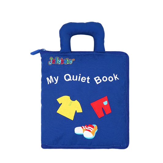 Jollybaby Montessori Busy Board Book for Toddlers Educational Quiet Activity Birthday or Christmas Gift for Boys and Girls
