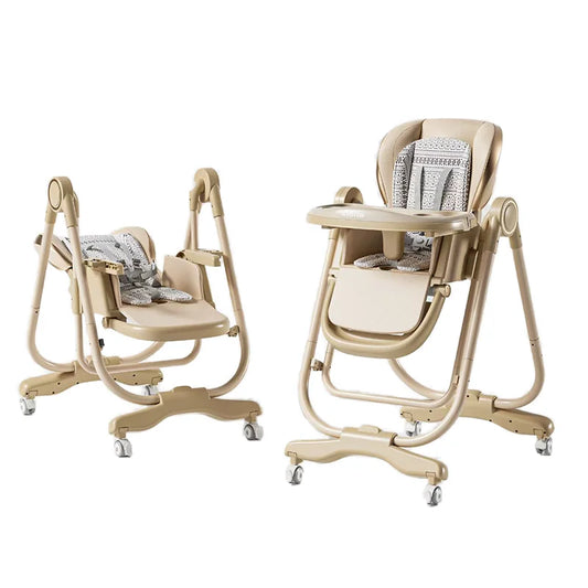 6-36 Months 3 in 1 Foldable Baby High Chair for Infants, Non-Toxic Feeding Chair for Toddler Home & Small Space Dining KD169