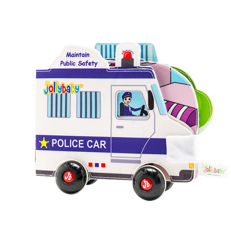 Jollybaby OEM Early Learning Soft Kids Toy 3D Fabric Busy Book with Quiet Sensory Feature Customizable Felt Quiet Book