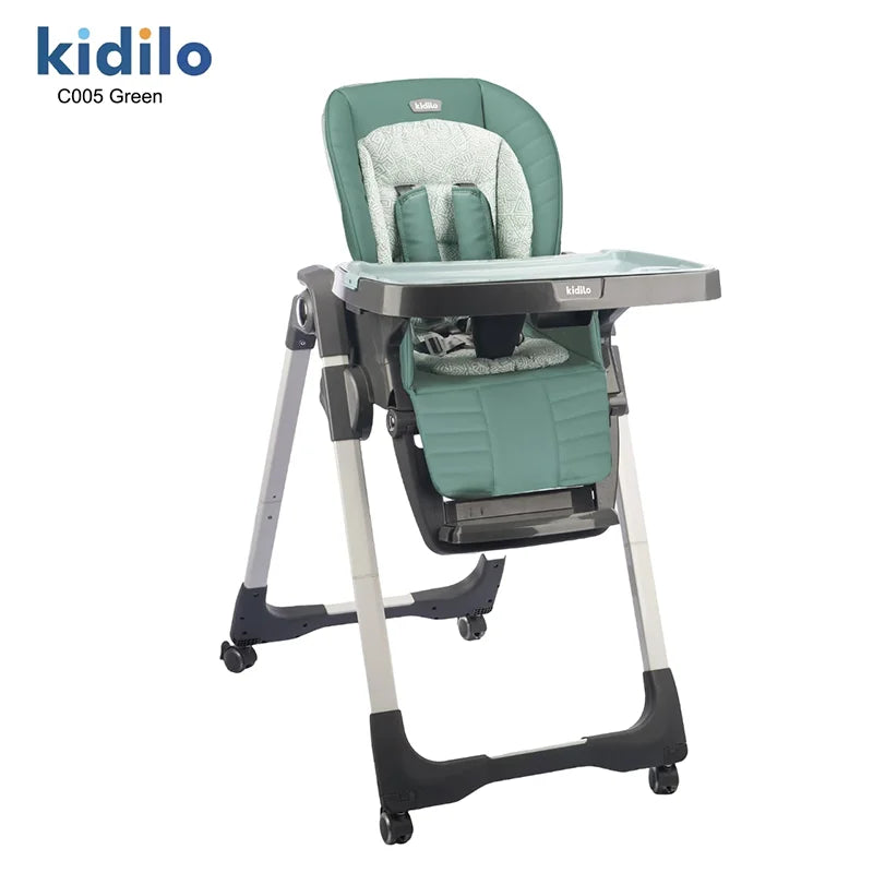 6-36 Months 3 in 1 Foldable Baby High Chair for Babies, Non-Toxic Feeding Chair for Toddler Dining at Home & Small Space C005