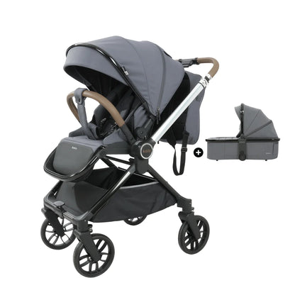 Kidilo Baby Stroller Multiple Luxury Travel Folding Wagon Baby Stroller 2 in 1 with Car Seat Set for Babies Wholesale D900 2B1