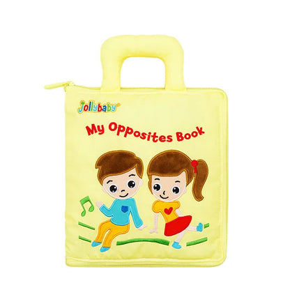 Jollybaby Montessori Busy Board Book for Toddlers Educational Quiet Activity Birthday or Christmas Gift for Boys and Girls