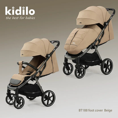 Kidilo 0-3 Years Non-Toxic Lightweight Portable Pushchair Baby Stroller Multiple Foldable for Travel Wholesale From China BT188F