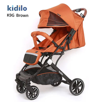 Kidilo 0-3 Years Non-Toxic Lightweight Portable Pushchair Baby Stroller Multiple Foldable for Travel Wholesale From China K9G