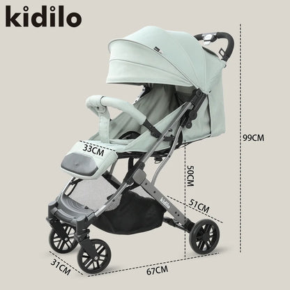 K8 Pro NewBorn Multiple Portable Pushchair Foldable Lightweight Travel Kidilo Baby Stroller for Babies Wagon Wholesale China