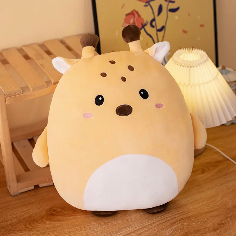 Custom Made Cartoon Squishy Plush Toy Cute Super Soft Stuffed Animal Panguin Crab Panda Dinosaur Frog Rabbit Plush Pillow