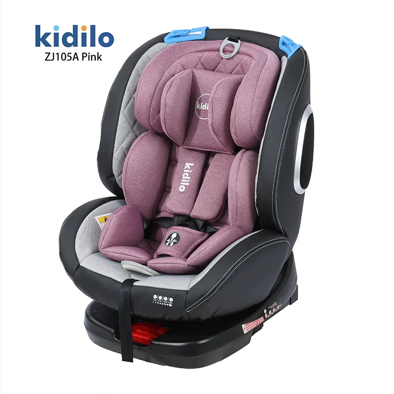 Newborn 0-3 Years 360 Degree Kidilo Baby Car Seat, Infant Car Seats with ISOFIX Certified for Daily Family Rides ZJ105