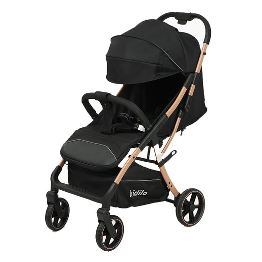 Lightweight Non-Toxic Baby Stroller for 0-3 Years Foldable Travel Stroller with Adjustable Handle Toddlers Family Trips S5506