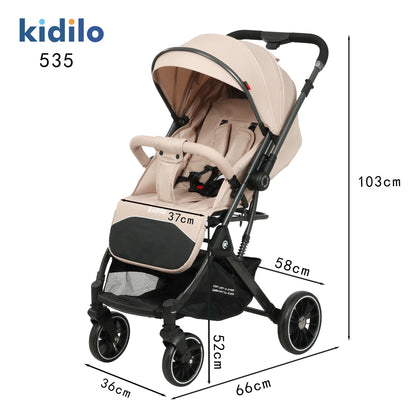 535 NewBorn Buggy Multiple Portable Pushchair Foldable Lightweight Travel Kidilo Baby Stroller for Babies Wagon Wholesale China