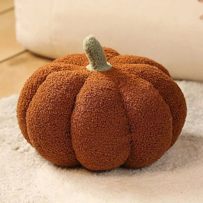 Halloween 3D Shaped Decorative Thanksgiving Pillow Soft Cute Throw Kids Toddlers Babies Stuffed Pumpkin Fluffy Plush Toy