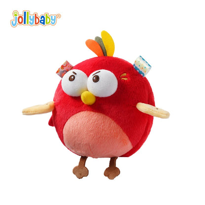 Jollybaby Electric Jumping Bird Sensory Toy Emotional Soothing Music Dancing plush Toy for Babies 0-6 yrs Early Education