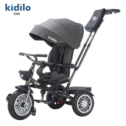 Kidilo Baby Strollers 6 Months-3 Years 3-in-1 Ride-On Push Tricycle Stroller with Push Handle for Toddler Outdoor Wholesale 3366
