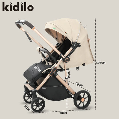 Kidilo Lightweight Portable Foldable Baby Stroller Multiple Pushchair Wagon Travel for Babies Wholesale From China Z8
