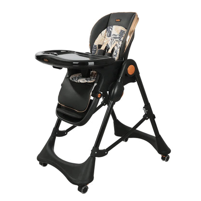 Kidilo 6-36 Months 3 in 1 Foldable Baby High Chair for Infants Non-Toxic Feeding Chair for Toddler Home Small Space Dining KD202
