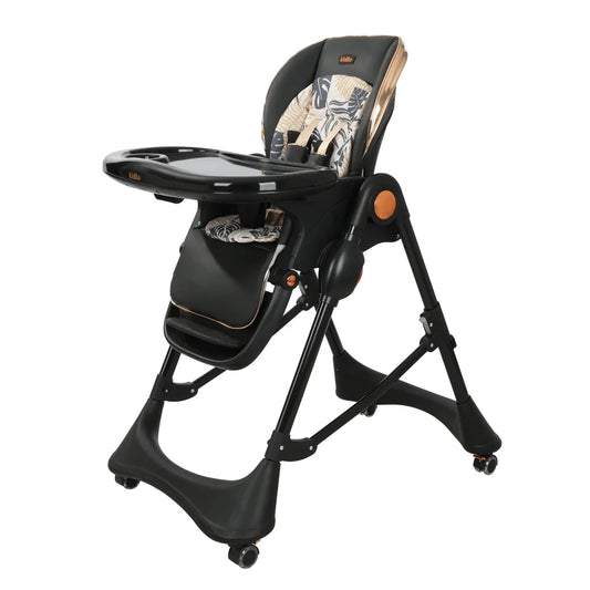 Kidilo 6-36 Months 3 in 1 Foldable Baby High Chair for Infants Non-Toxic Feeding Chair for Toddler Home Small Space Dining KD202
